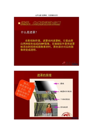 会声会影_遮罩帧制作方法