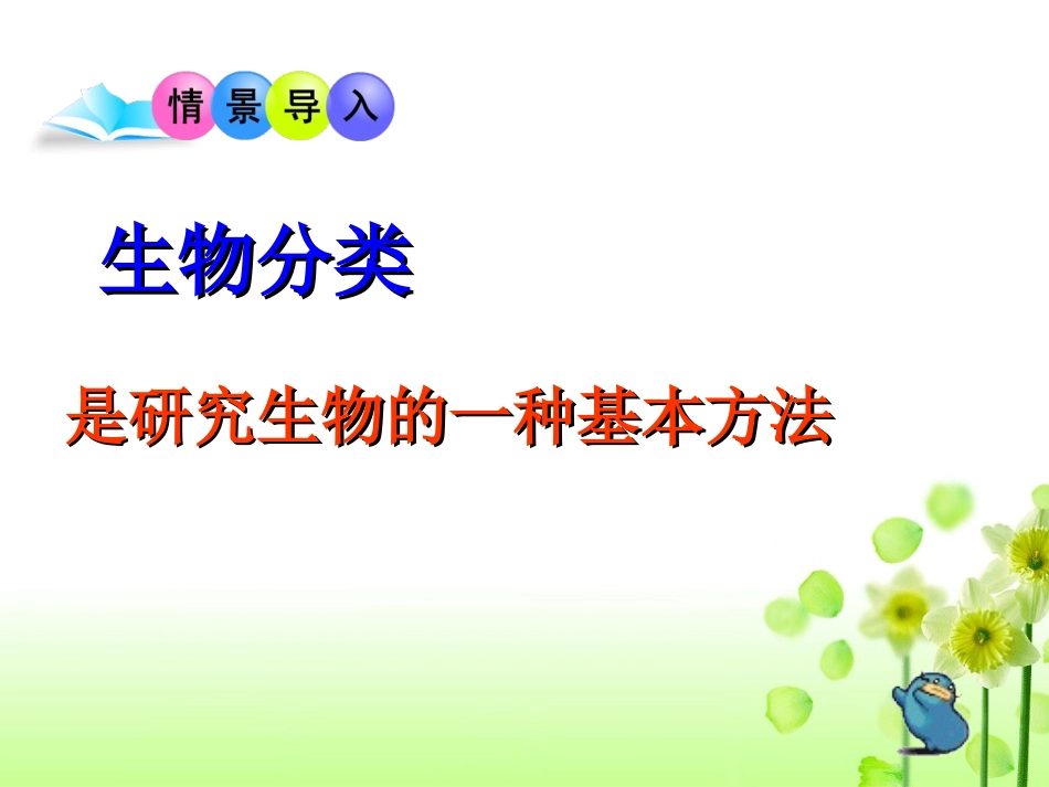 《尝试对生物进行分类》参考课件_第3页