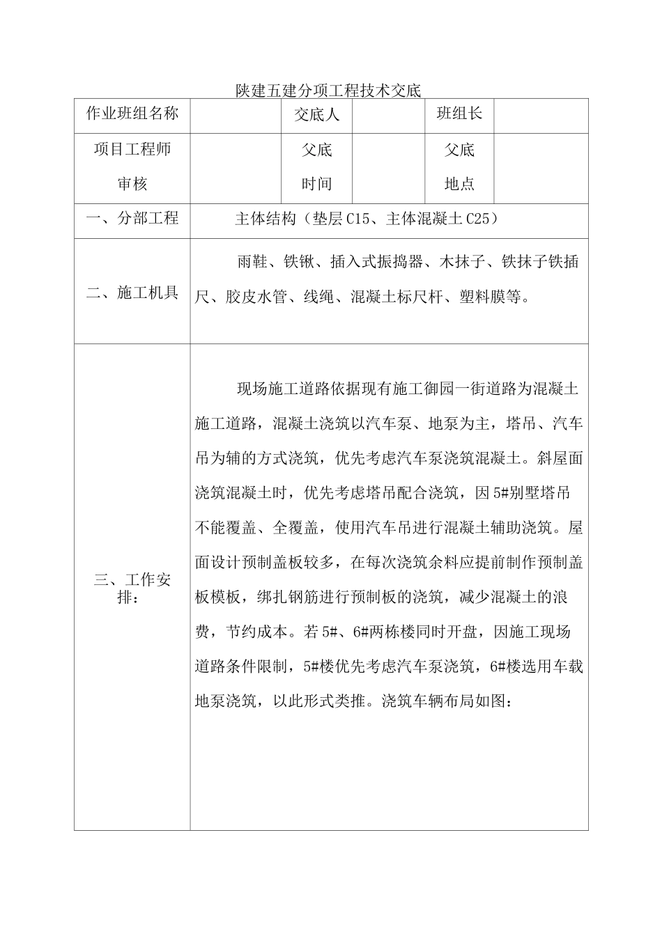 碧桂园混凝土施工技术交底(DOC)_第1页