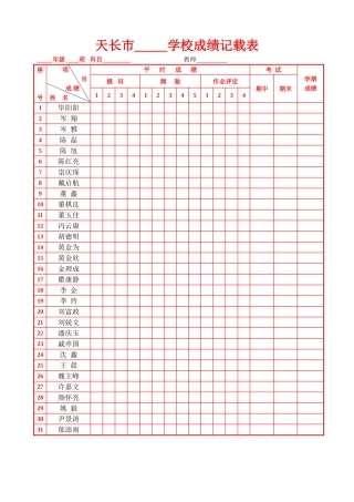 成绩分析表 (7)