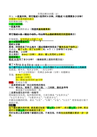用作图法解决问题（2）