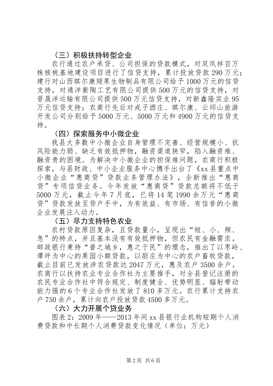 关于金融系统支持地方经济发展情况的调研报告_第2页