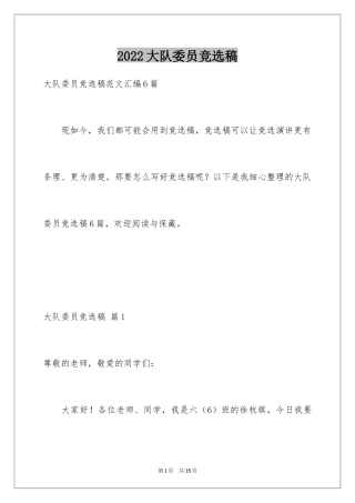 2024大队委员竞选稿_7