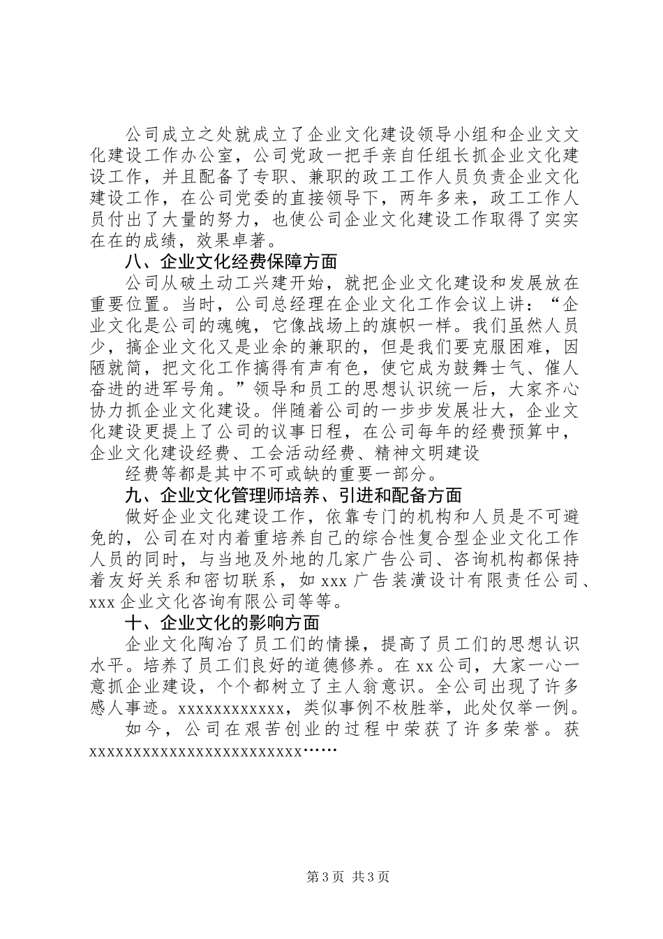 公司企业文化建设申报材料_第3页