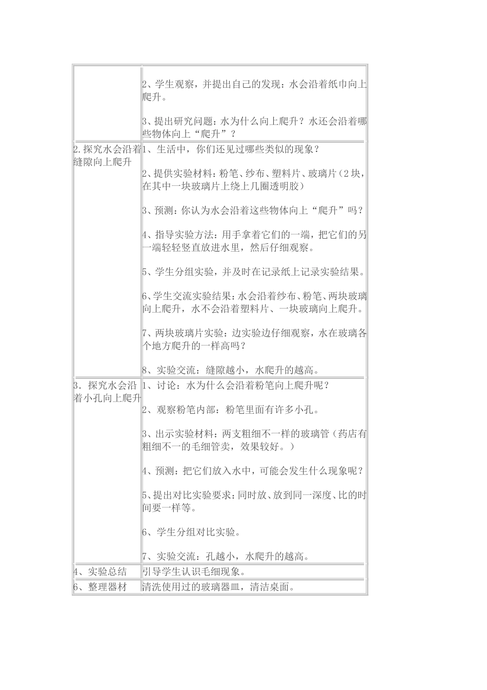 小学科学三年级上册演示实验报告单_第3页