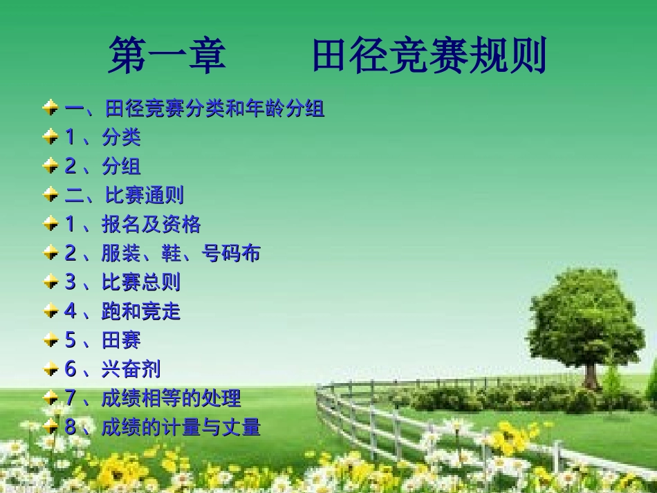 高中体育——田径竞赛规则闫沛平_第2页