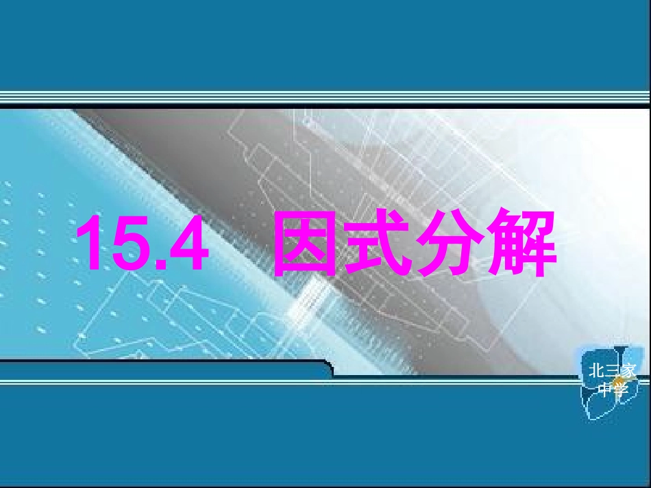 因式分解提公因式法_第1页