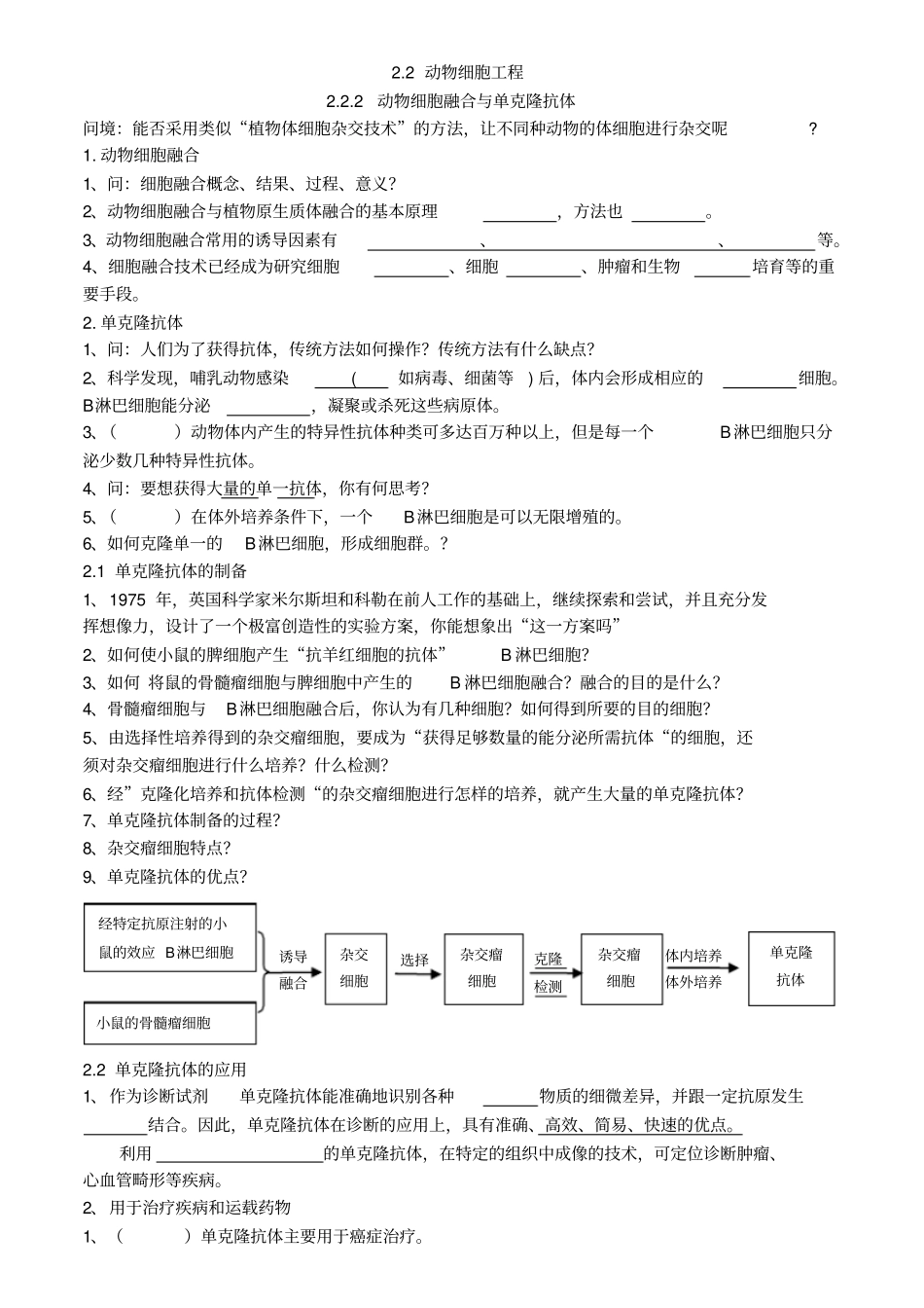 2动物细胞融合与单克隆抗体_第1页