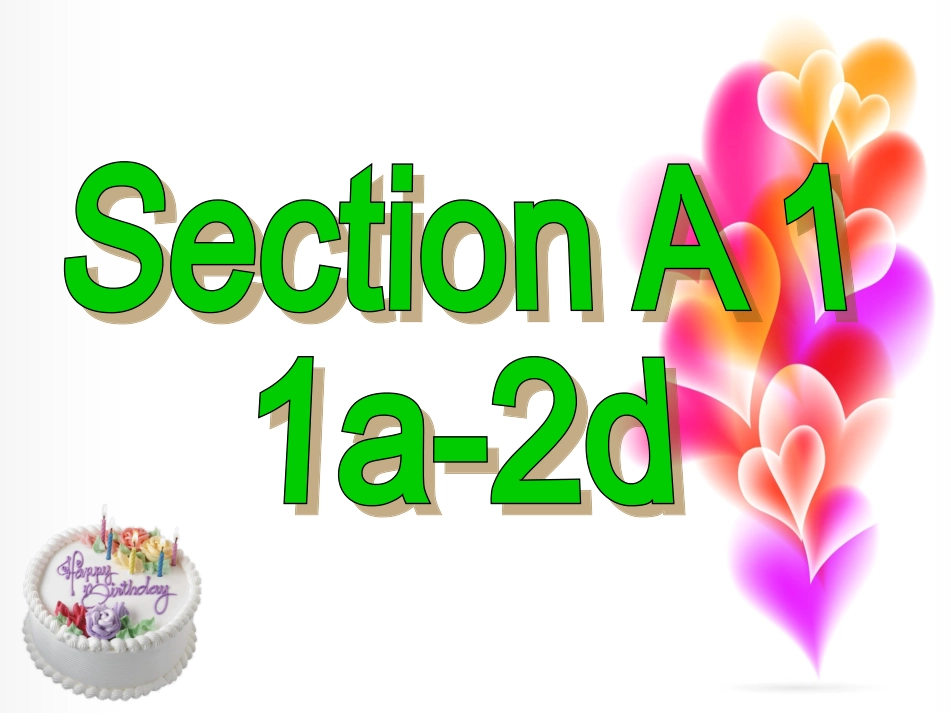 人教新目标版八年级上册Unit_9_Can_you_come_to_my_party__Section_A_1__1a-2d_第3页
