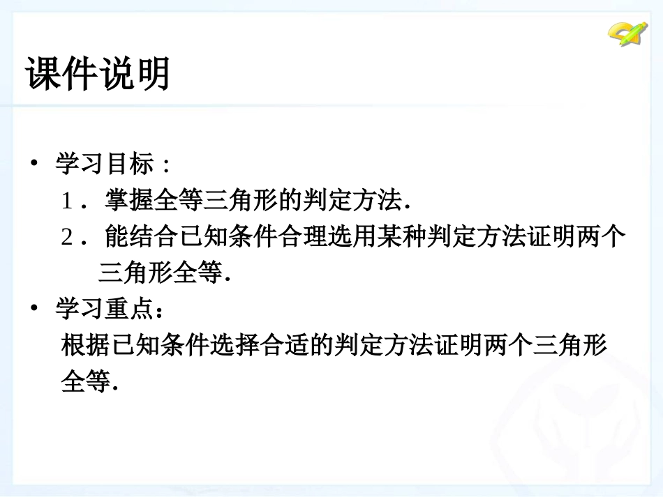 三角形全等的判定（5）_第3页