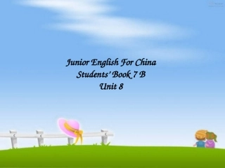 英语说课Unit8七（下）