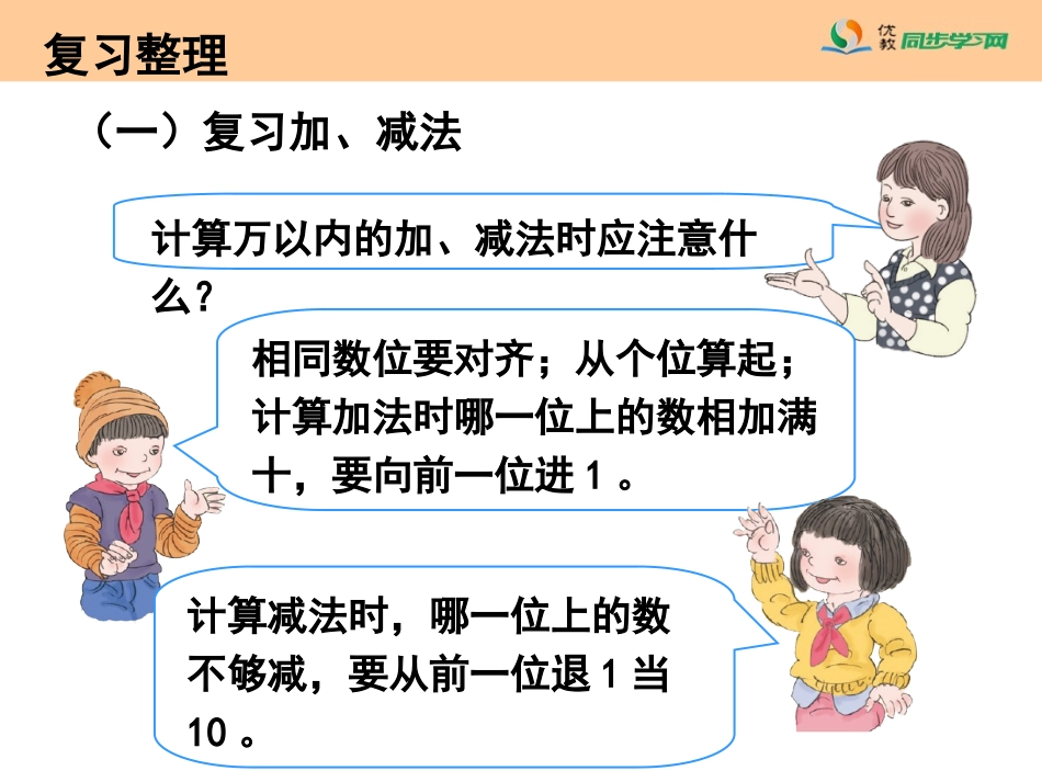 《总复习（加、减法和乘法）》教学课件 (2)_第3页