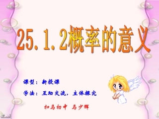 概率的意义马少辉