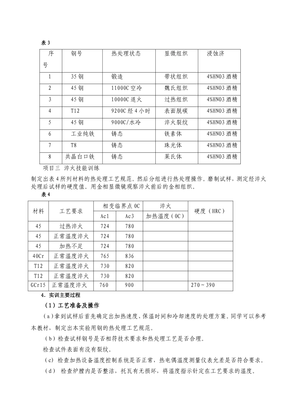 工种轮换热处理实训学生学习手册_第3页