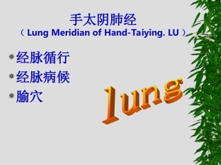 经络腧穴学最新课件8