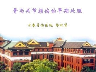 骨与关节损伤的早期处理