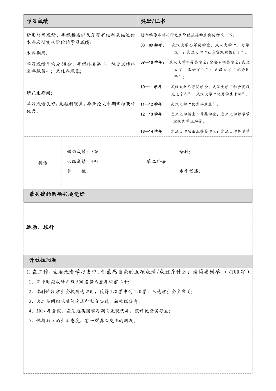 个人简历_龙姣_第3页