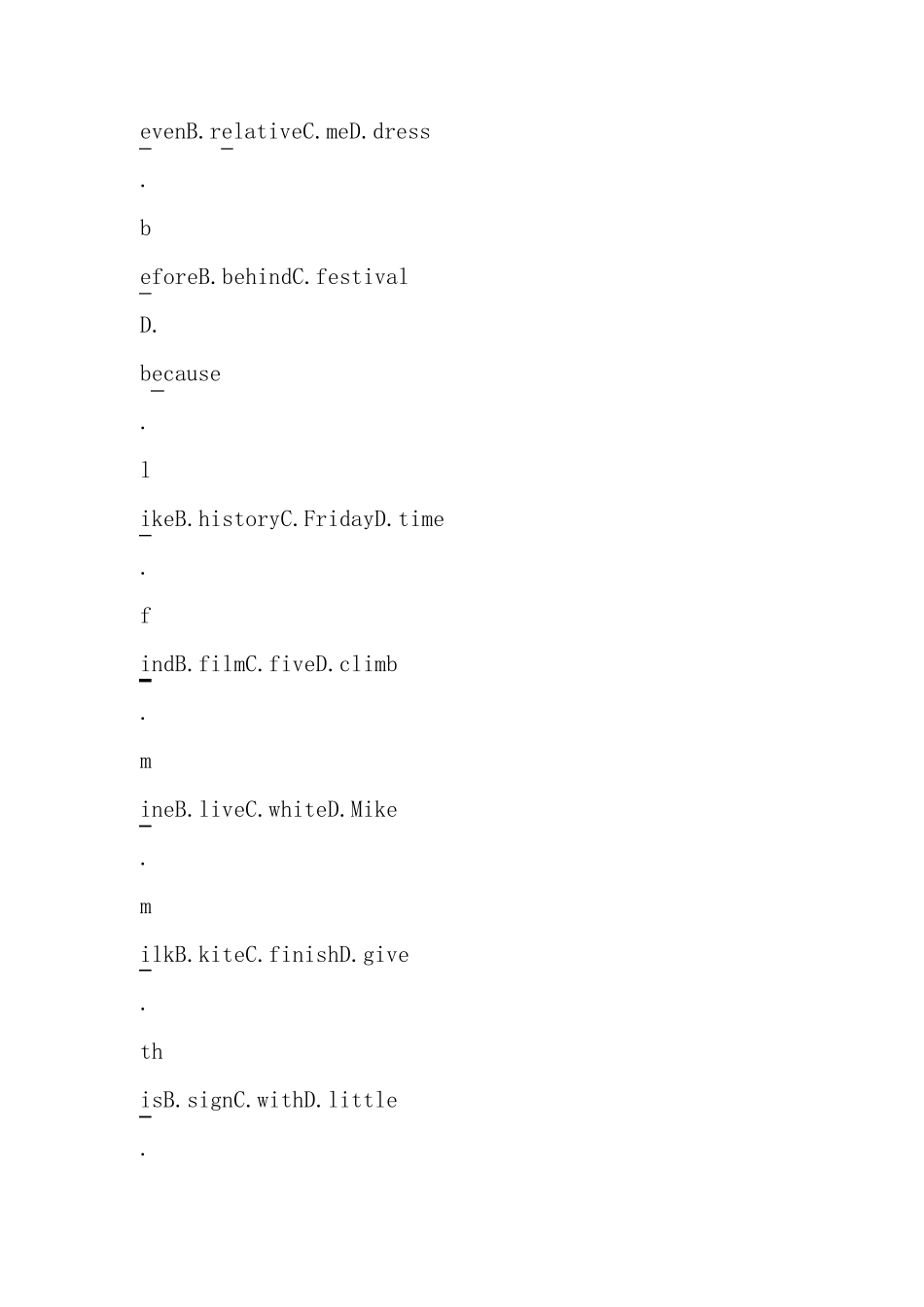 六年级音标测试题 _第2页