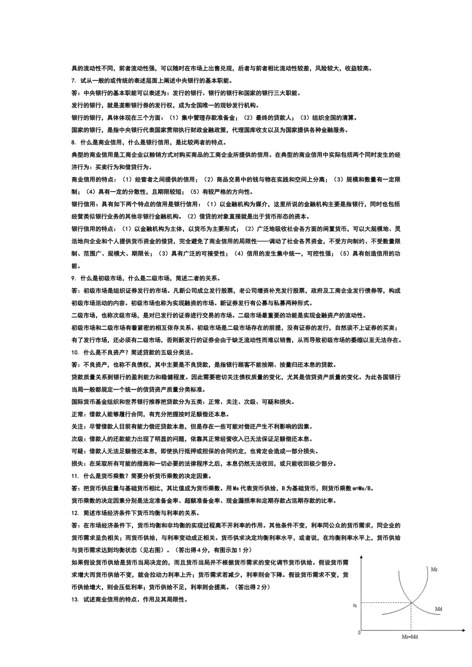 金融试题(整理后的)_第2页