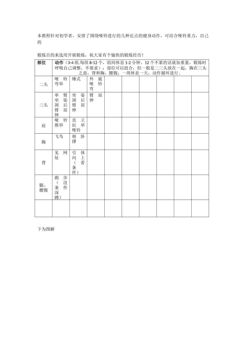 简易有效的哑铃锻炼_第1页