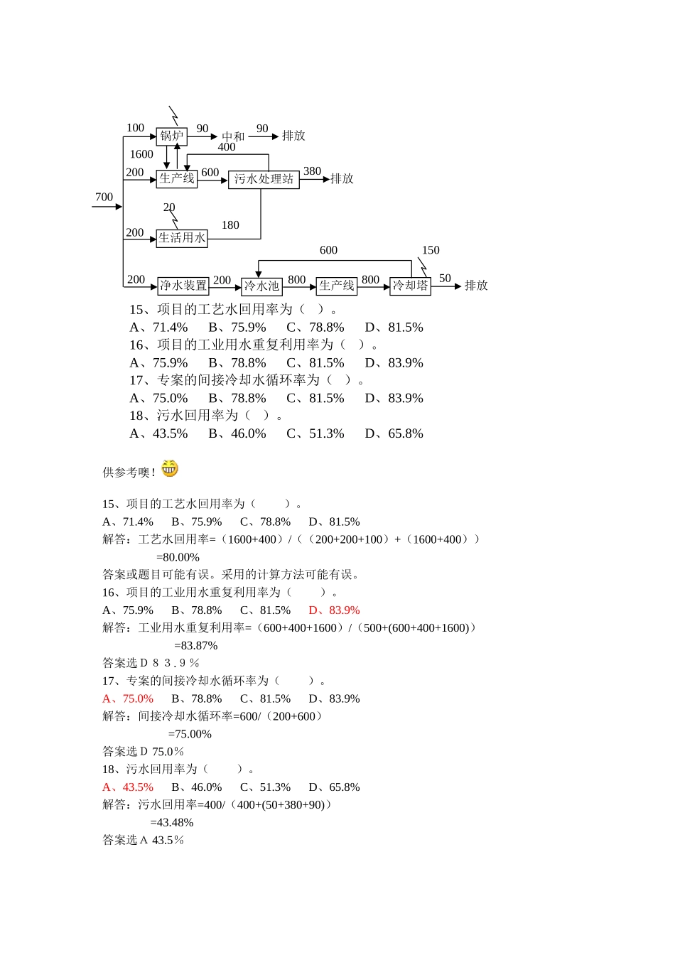 几个水循环率计算讨论_第1页