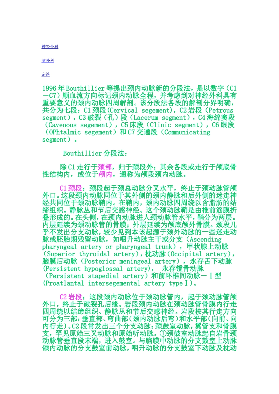 颈内动脉系的分段.1_第2页