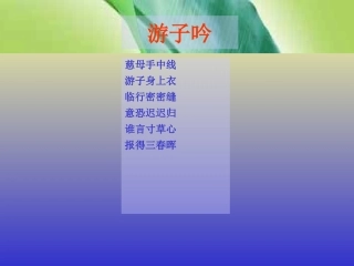 小学五年级上册语文第十八课慈母情深PPT课件2