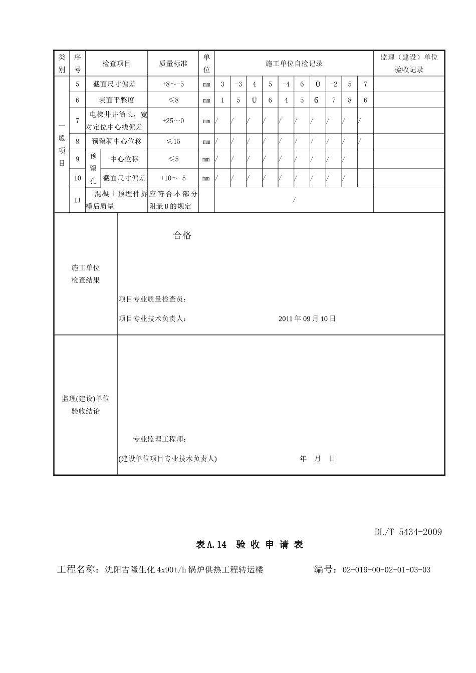 混凝土结构外观尺寸偏差_第3页