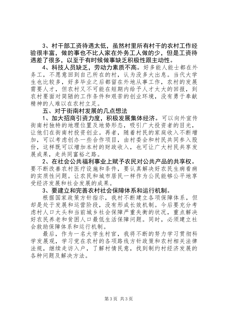 关于村民民意调研报告_第3页