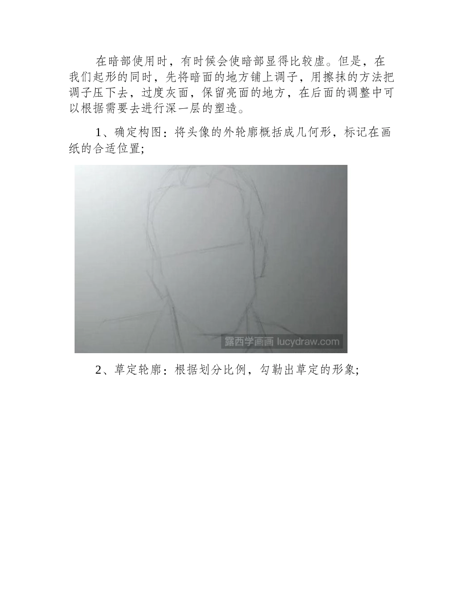 尼古拉斯·凯奇素描画教程素描教程_第2页