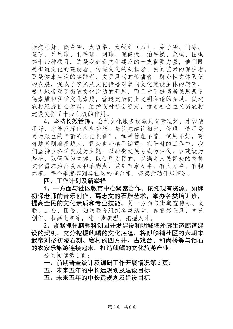 公共文化服务设施建设及使用情况调研报告_第3页