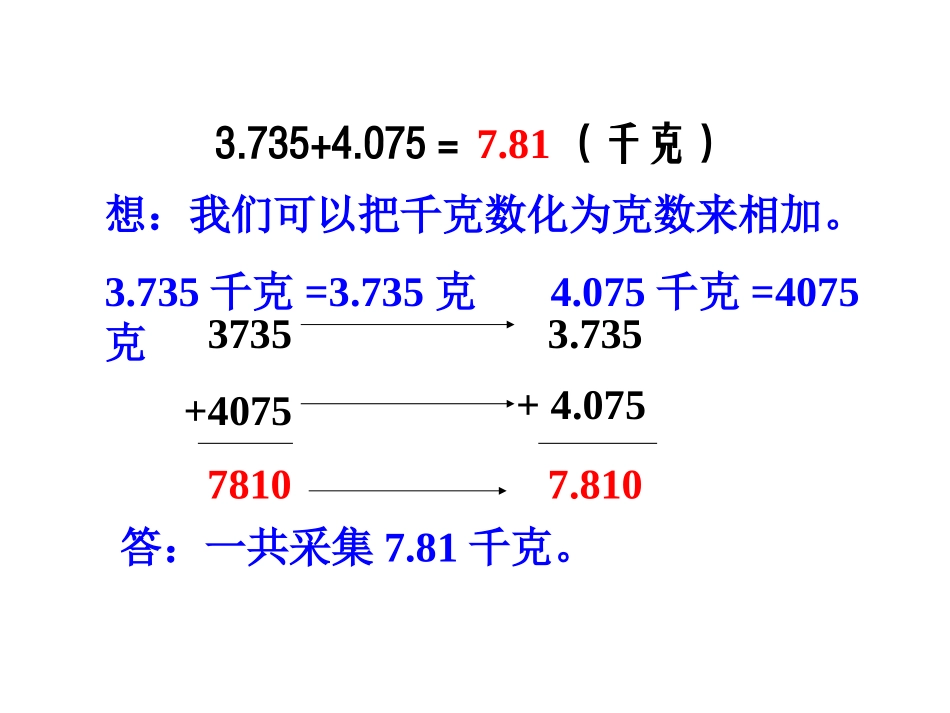 小数的加、减法课件_第2页