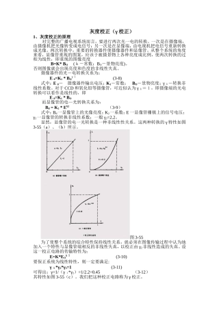 灰度校正(γ校正)