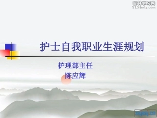 护士职业生涯规划