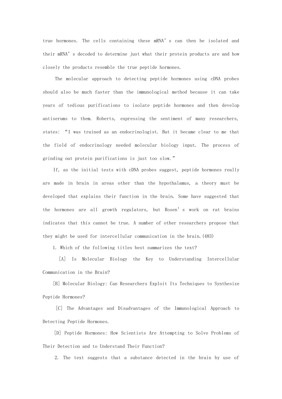 考研英语阅读生物科技2)_第2页