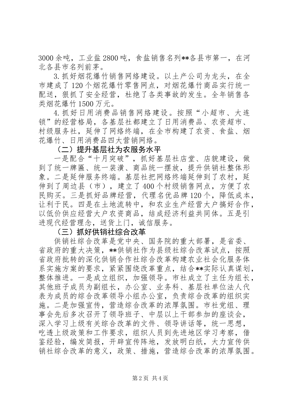 供销社年终工作总结 (2)_第2页