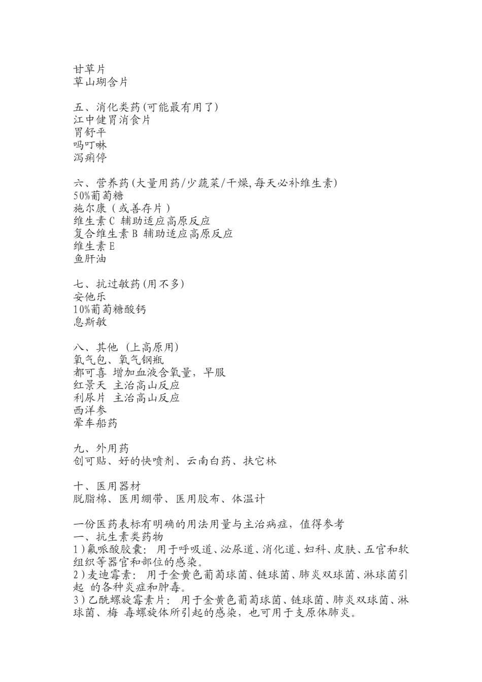 家庭备常用药_第3页