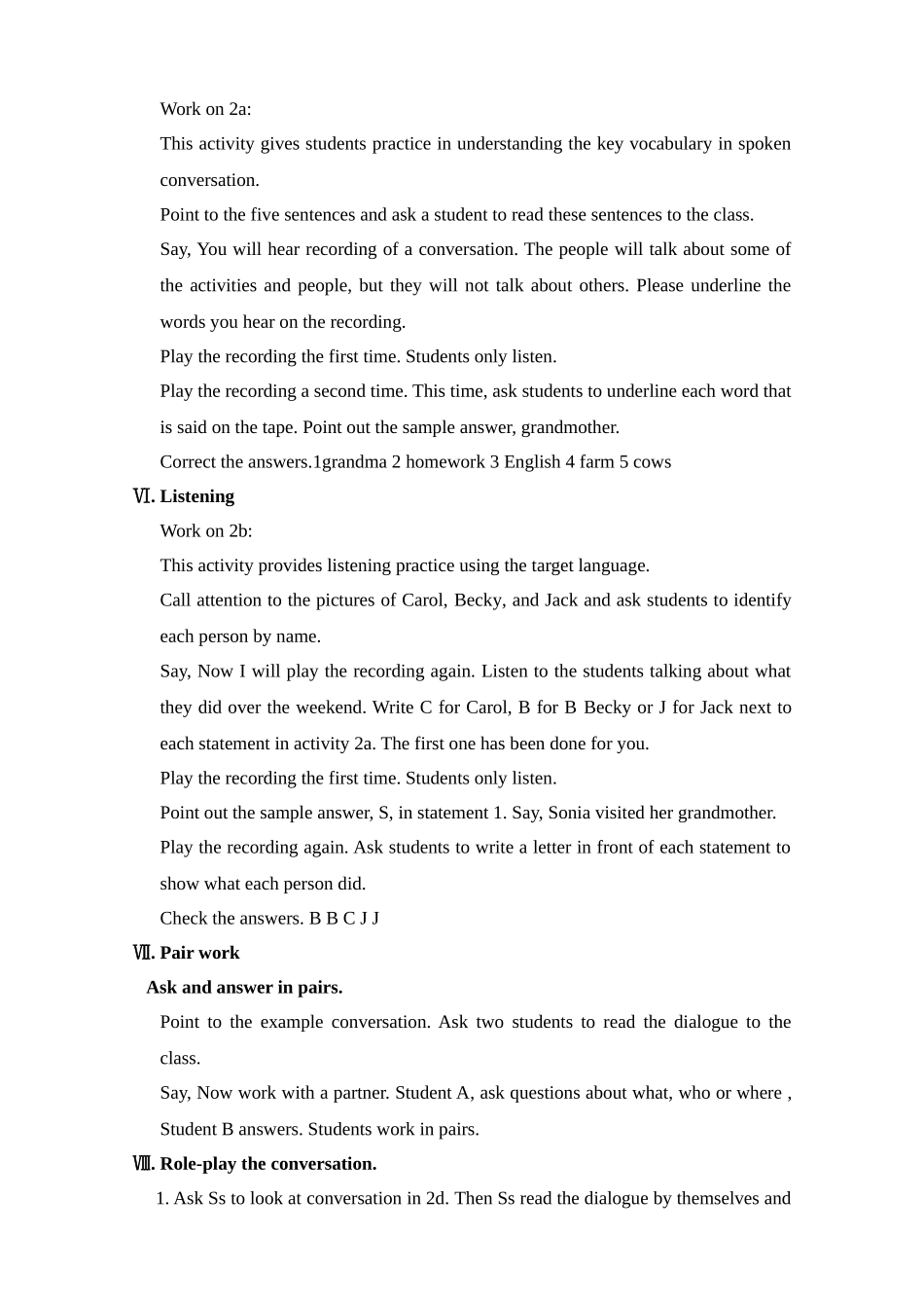 七年级Unit12教案_第3页