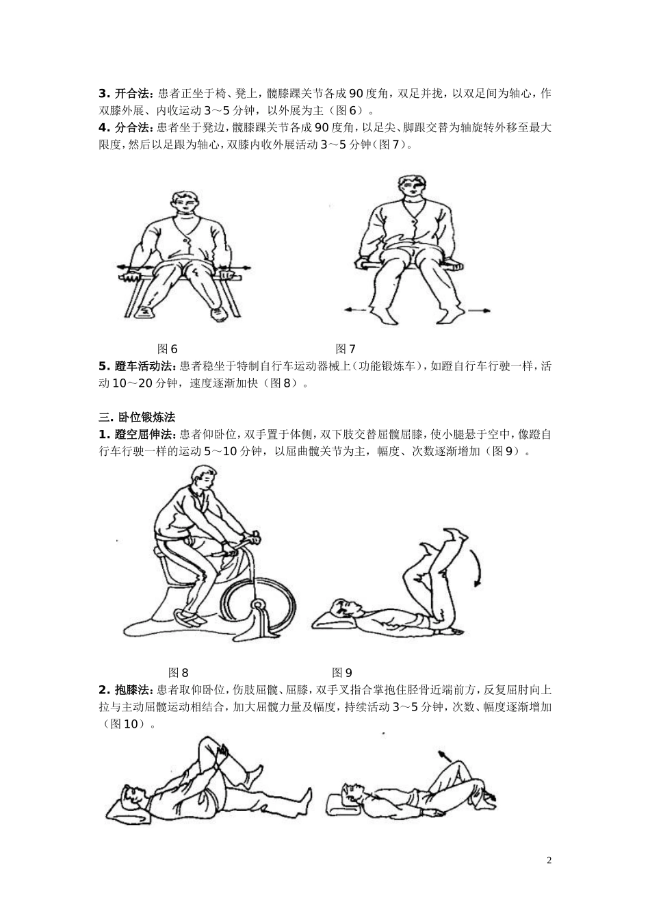 髋关节功能锻炼方法_第2页