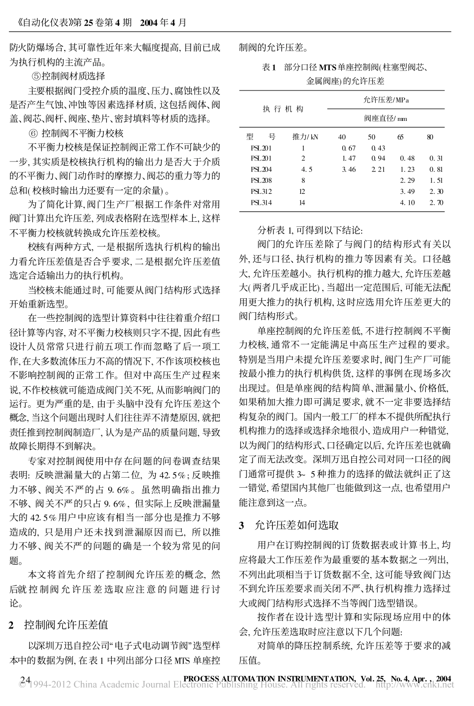控制阀选型计算中的允许压差_第2页