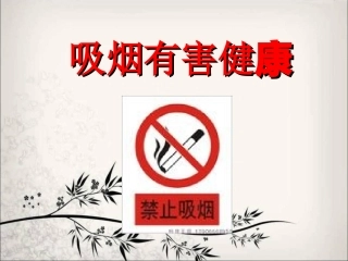 主题班会-吸烟有害健康_