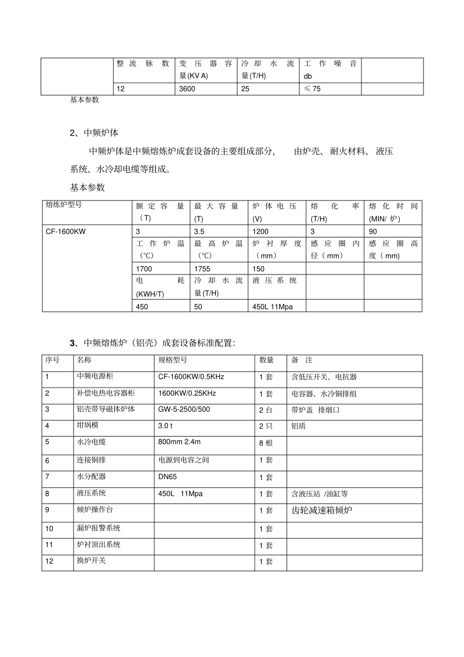 3吨铝壳熔炼炉资料_第2页
