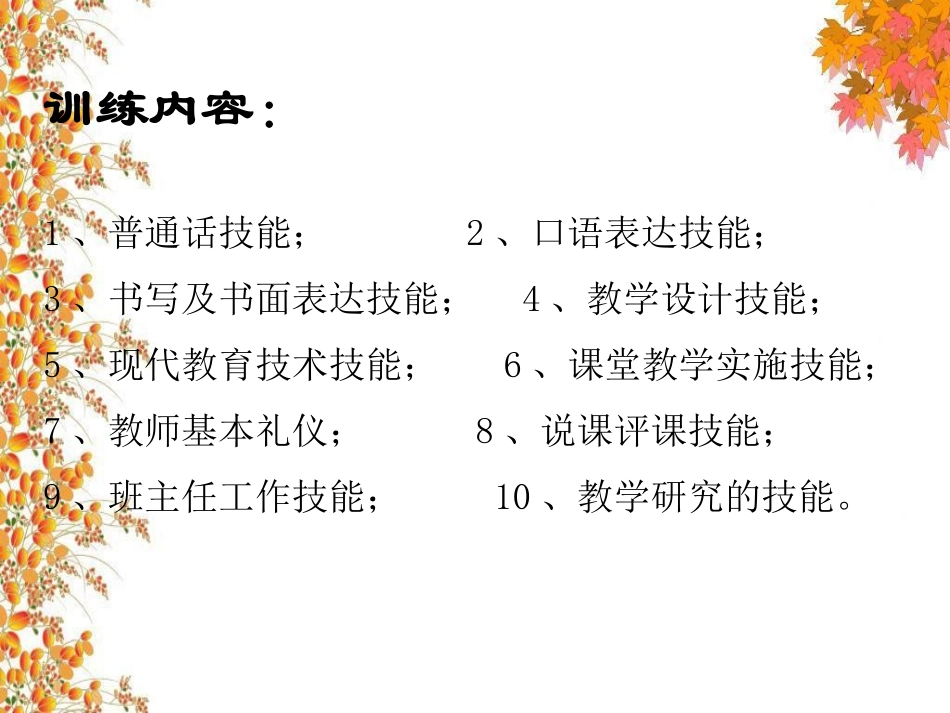 教师基本技能训练教程_第2页