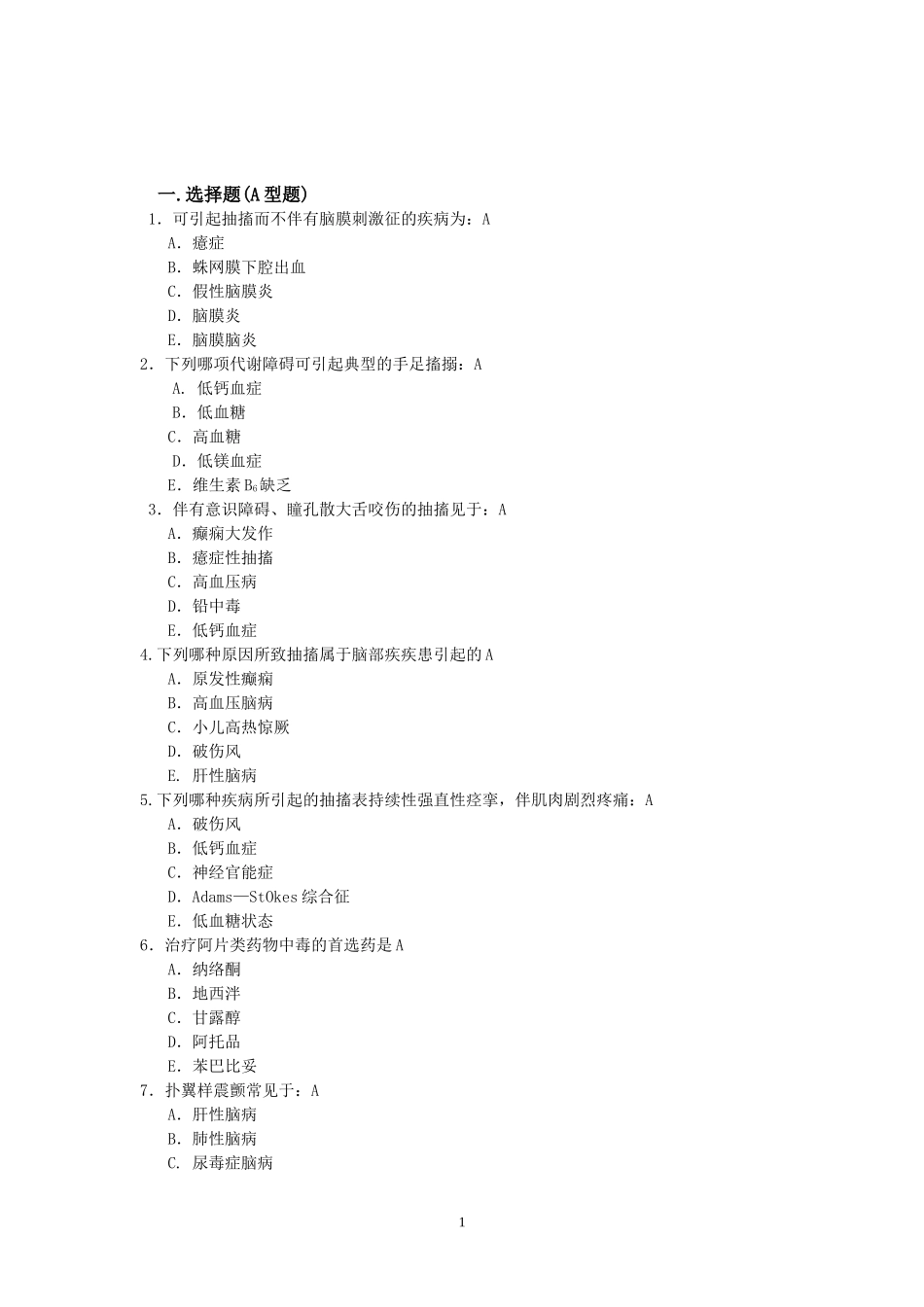 惊厥、意识障碍_第1页