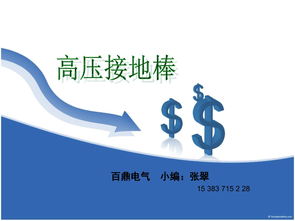 高压接地棒(接地线专用)_第1页