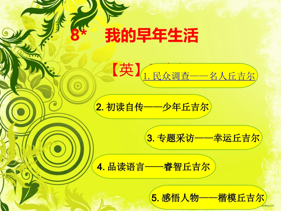 公开课_我的早年生活_第2页