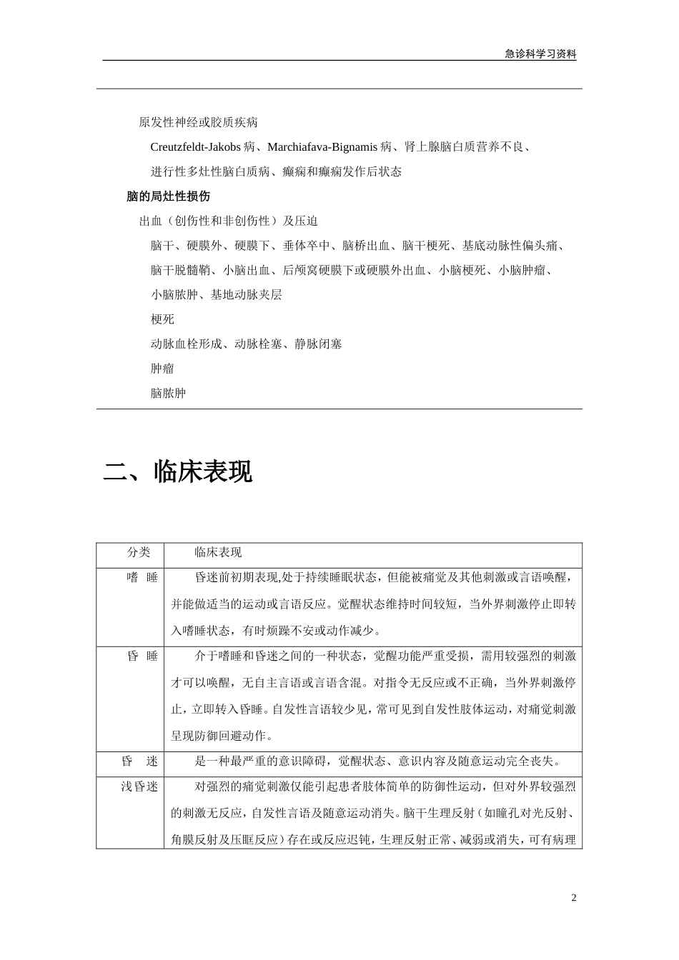 昏迷诊治流程_第2页