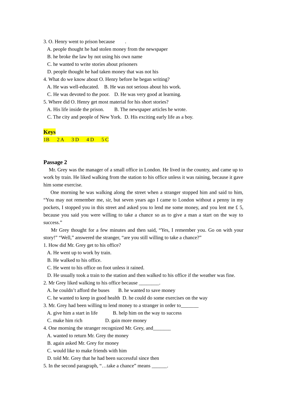 国际沟通英语试题库_第2页