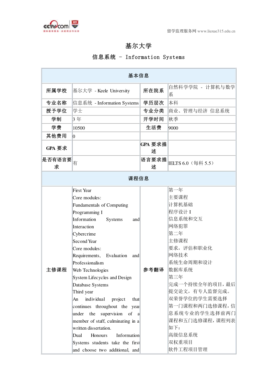 基尔大学信息系统本科申请_第1页