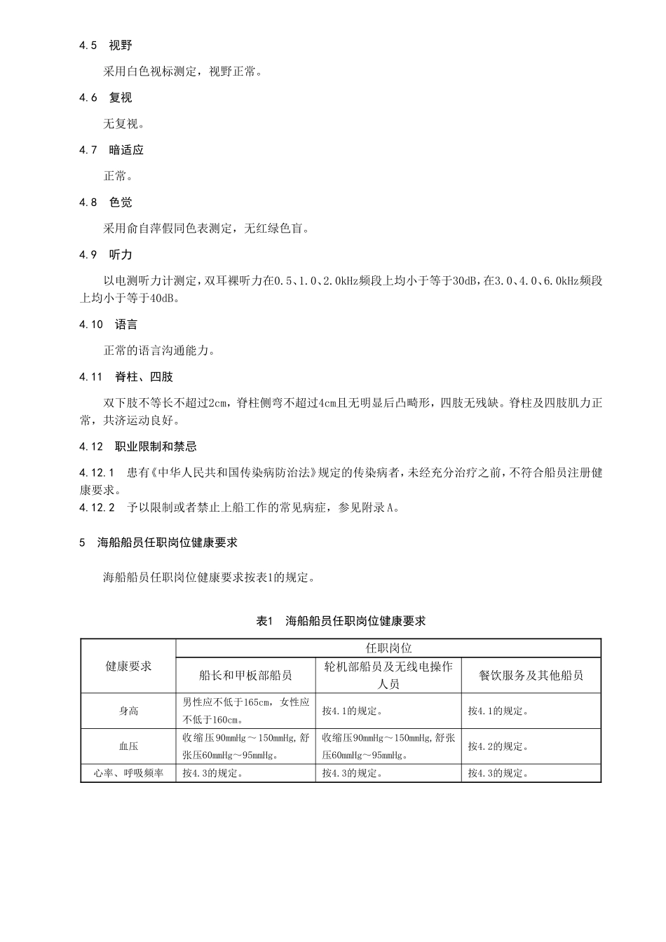 海船船员健康检查要求_第3页